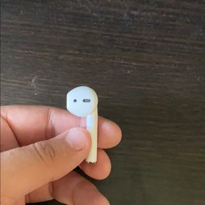 One AirPod right ear